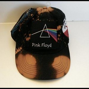 Pink Floyd Distressed Acid Wash Strapback Cap